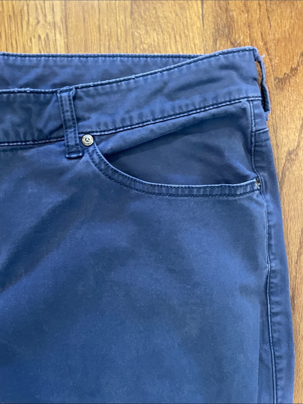 Peter Millar Navy Straight-Leg Jeans - Picture 3 of 7